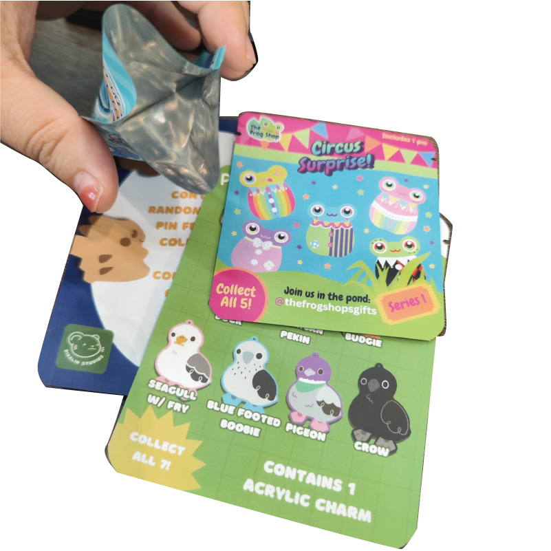 Wholesale Blind Bag Packaging  Mark Customized Glossy or Matte Blind Bag Packaging Empty for Keychain or Blocks Toy